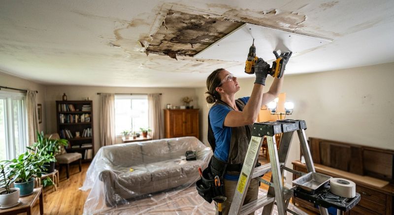 Roof Water Damage Repair Service